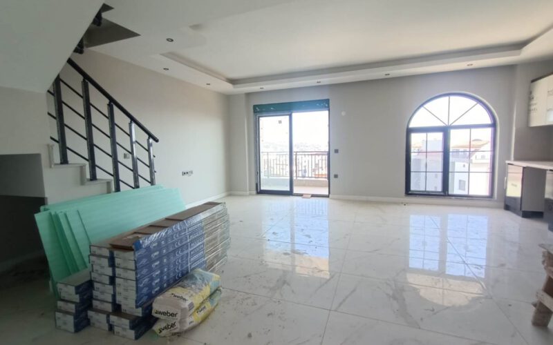 New 3 Room Duplex Apartment in OBA, Alanya, Turkey
