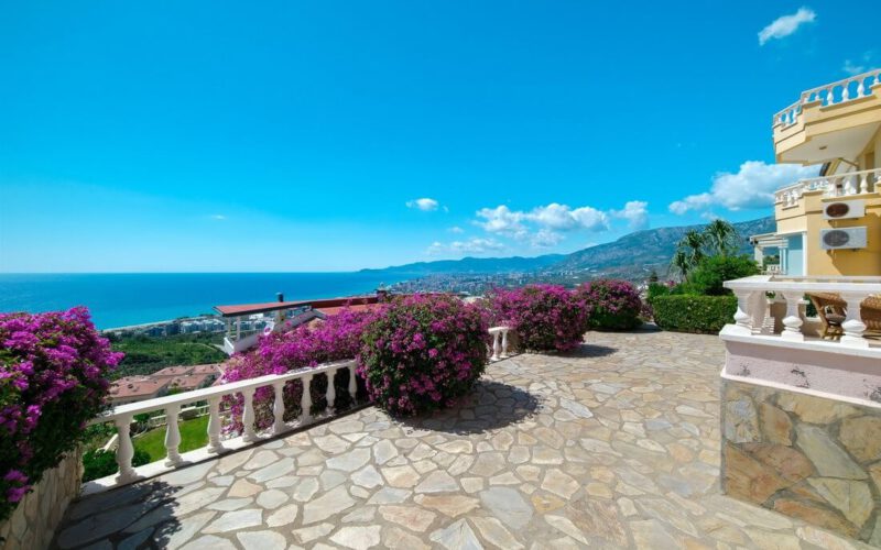 SEAVIEW 5 Room Villa in KARGICAK Alanya Turkey