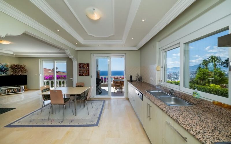 SEAVIEW 5 Room Villa in KARGICAK Alanya Turkey