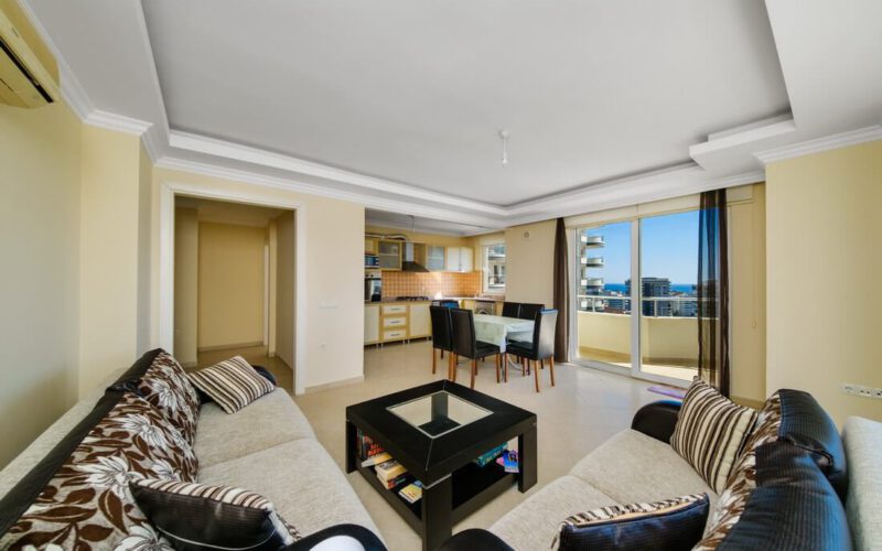 3 Room Apartment with Sea View in MAHMUTLAR Alanya Turkey