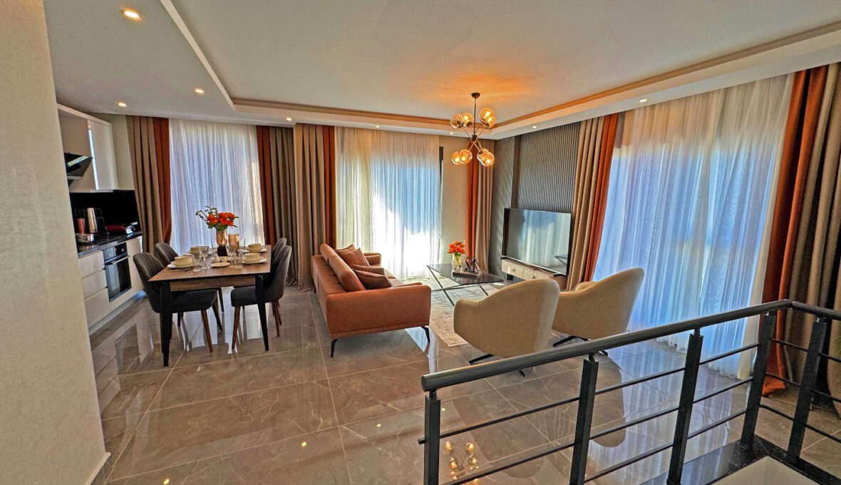 Seaview Duplex Apartment in BEKTAS, Alanya, Turkey