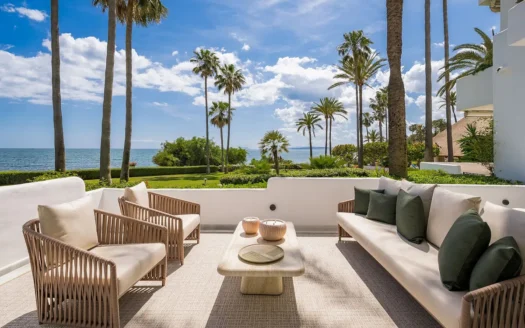 3 Bedroom Ground Floor Residence with Sea Views in ESTEPONA, Costa del Sol, Spain