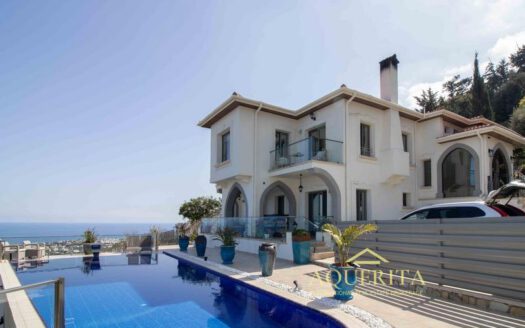 Exclusive Luxury Mediterranean Villa with Large Infinity Pool & Private Bar in KARSIYAKA Kyrenia North Cyprus