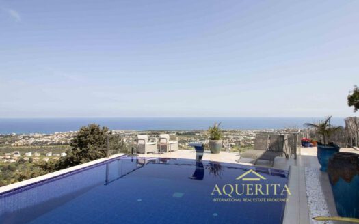 Exclusive Luxury Mediterranean Villa with Large Infinity Pool & Private Bar in KARSIYAKA Kyrenia North Cyprus