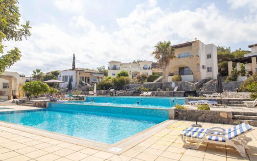 3 Bedroom Semi-Detached Villa with Sea View for Sale in ESENTEPE Kyrenia North Cyprus
