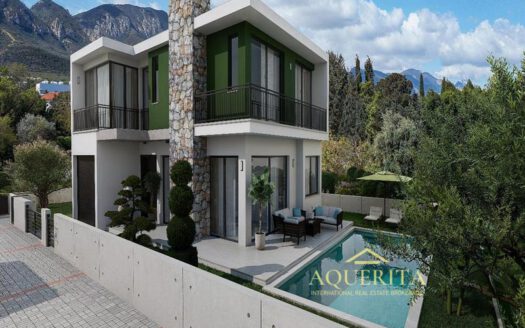 Villas with 3 Bedrooms and Pool for Sale in ZEYTINLIK, Kyrenia, North Cyprus