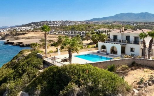 Rare Front Line Villa with Sea View and Private Pool in ESENTEPE Kyrenia North Cyprus