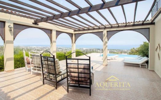 Sea View Villa with Infinity Pool in CATALKOY Kyrenia North Cyprus for Sale