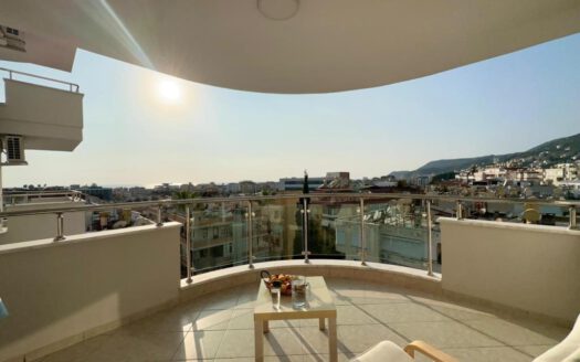 2 Bedroom Apartment with Sea & Mountain View in the City Centre Alanya Turkey for Sale
