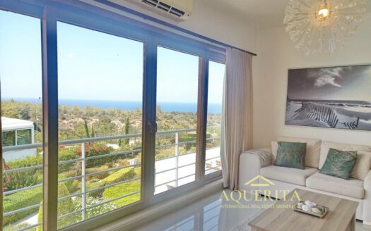 2 Bedroom Corner Penthouse Apartment with Sea View in ESENTEPE Kyrenia North Cyprus for Sale