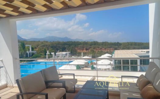 2 Bedroom Corner Penthouse Apartment with Sea View in ESENTEPE Kyrenia North Cyprus for Sale