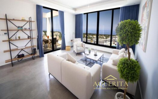 2 Bedroom Penthouse with Sea View and Roof Terrace for Sale in ESENTEPE Kyrenia North Cyprus