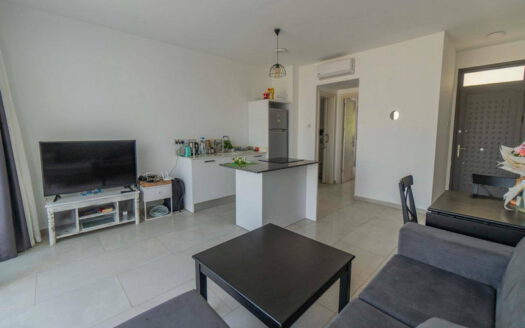 2 Room Ground Floor Apartment with partial Sea View in BAHCELI Kyrenia North Cyprus for Sale