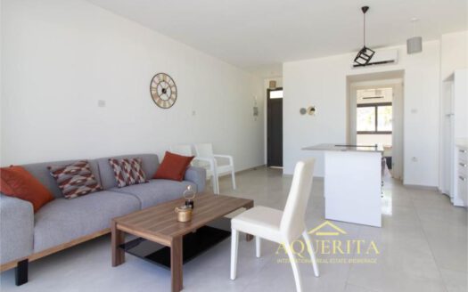 2 Room Ground Floor Apartment with Sea View in BAHCELI Kyrenia North Cyprus