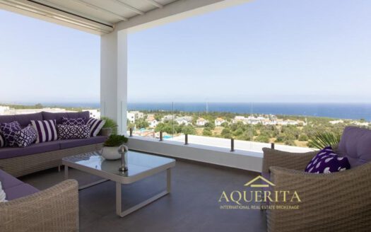 Double sized Penthouse with Sea View in ESENTEPE Kyrenia North Cyprus for Sale