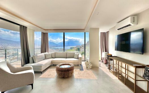 Sea + Mountain View Apartment near the Castle in ALANYA Turkey for Sale