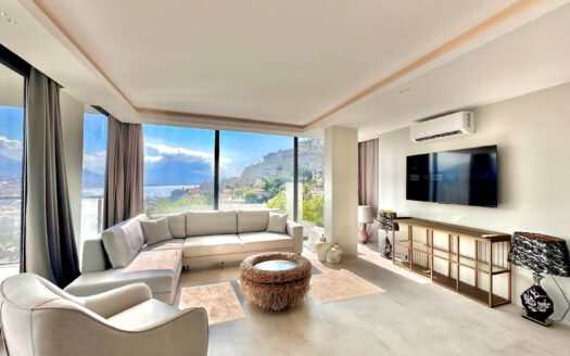 Sea + Mountain View Apartment near the Castle in ALANYA Turkey for Sale