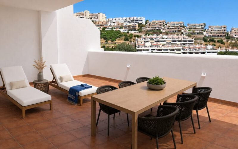 Sea View Apartment in Addie CASARES, COSTA del SOL, Spain